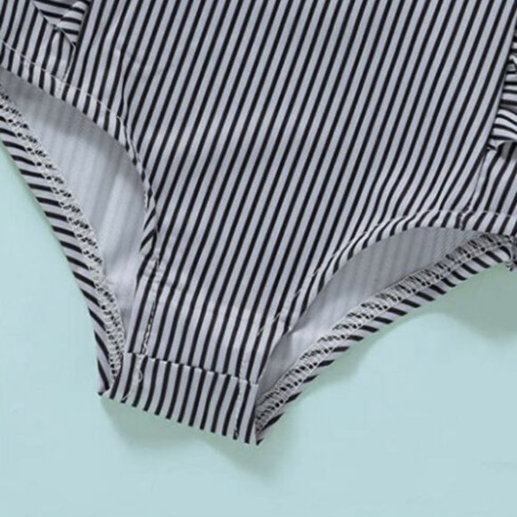 Younger Tree Infant Baby Swimsuit Black and White - Picture 4 of 6